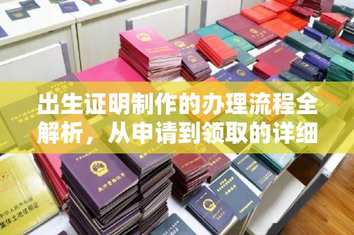 清河出生证明制作的办理流程全解析，从申请到领取的详细指南
